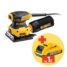 Elektrinis vibracinis šlifuoklis DEWALT DWE6411-QS, galia 230 W, 140x115 mm