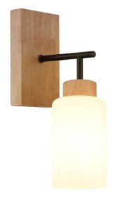 Sieninis šviestuvas GLOBO Rowena, E27, 1 x 60W, 230V, baltos spalvos, 100 x 310 x 180 mm, 15977W