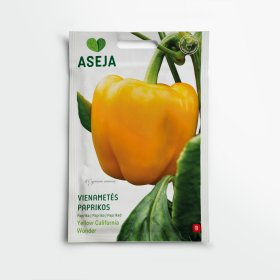 Vienametės paprikos Yellow California Wonder, ASEJA, 0,2 g, 20-0857 (B)