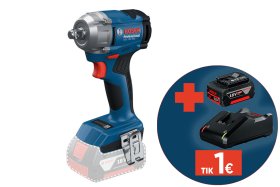 Akumuliatorinis veržliasukis BOSCH Professional GDS 18 V-350, SOLO, 18 V, be akumuliatoriaus ir kroviklio, 06019M5020