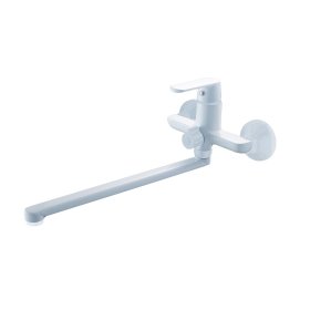 Vonios maišytuvas MILA, ilgu snapu, baltas, 170532