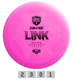 Diskgolfo diskas DISCMANIA Evolution Putter, soft, exo link, pink