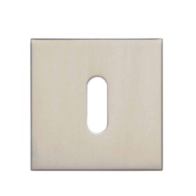Durų apyraktė INOVO, SLIM 17, BB simboliniam raktui, matinio nikelio spalvos, kvadratas
