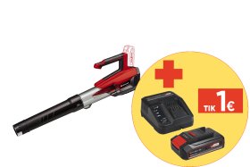 Akumuliatorinis lapų pūstuvas EINHELL GP-LB 18/200 Li GK-Solo, 18 V,  oro srautas 200 km/h, svoris 2,15 kg, be akumuliatoriaus ir pakrovėjo