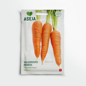 Valgomosios morkos (vasarinės) Nantes 2, ASEJA, 3 g, 20-0034 (B)