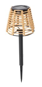 Lauko šviestuvas įsmeigiamas SUNLUX, su saulės elementais, IP44, 125x125x390 mm, veikimo laikas: 6-8 val., 8116