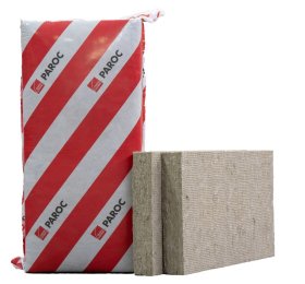 Akmens vata PAROC Rob 60, matmenys 20 x 1800 x 1200 mm, plokščių stogų vatos plokštės, 8591737