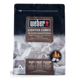 Ugnies įdegtukai WEBER, kubeliai, balti, 22vnt