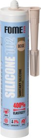 Silikoninis hermetikas FOME FLEX Silicone 102, 310 ml, smėlinis, sanitarinis