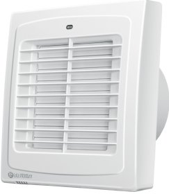 Buitinis ventiliatorius BLAUBERG Auto100T, d100, su laikmačiu ir automatine užsklanda