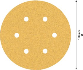 Šlifavimo lapeliai BOSCH C470, D=150 mm, K80, 5 vnt.
