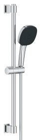 Dušo komplektas GROHE QUICKFIX VITALIO COMFORT 110, 3-srovių dušelis, stovas ir žarna, chromo spalva, klijuojamas arba prisukamas, 26096001
