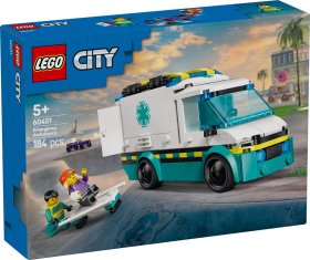 Konstruktorius LEGO City, greitosios pagalbos automobilis