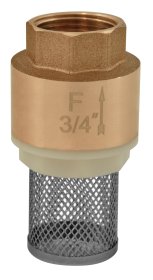 Atbulinis vožtuvas su filtru FERRO K21 3/4" F, su plast. uždarymo elementu, K21