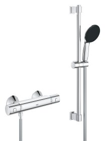 Dušo komplektas GROHE QuickFix Precision Start, termostatinis, chromas, 34597001