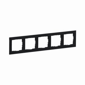 Rėmelis LEGRAND SUNO, 5 vietos, juodos sp., 721525