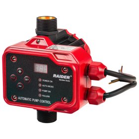 Automatinis siurblio valdiklis RAIDER RD-EPC04, 2,2 kW, 1", skaitm LCD, maks. 15 barų