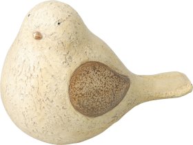 Sodo dekoracija Paukštelis, smėlio sp., 26 x 13,5 x 18 cm.
