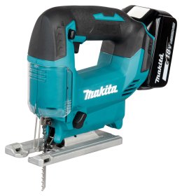 Akumuliatorinis siaurapjūklis MAKITA DJV186Z, 18 V, 65 mm, be akumuliatorių ir kroviklio