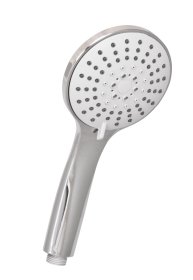 Dušo galvutė RUBINETA Dora, D-110 mm, 5 funkcijos, debetas - 8 l/min, antikalkinė, chromuota, Lietuva
