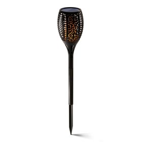 Lauko šviestuvas SUNLUX SA450, su saulės elementais/baterija, plastikas, įsmeigiamas, 12 x 76 cm, A170620080, ST