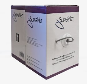 Kompiuterinis kabelis ELECTRALINE CAT5E/FTP(CCA), ekranuotas, viengyslis,  variuotas aliuminis, pilkos spalvos, 14202