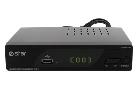 Televizoriaus imtuvas su skaitmeniniu priedėliu TV STAR T2 525/526/538 HD USB PVR, N