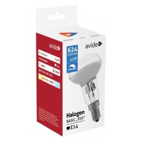 Halogeninė lempa AVIDE At-0478, 42W, E14, R50, 624 lm
