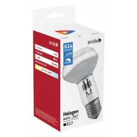 Halogeninė lempa AVIDE At-0508, 42W(=60W), E27, R63, 624 lm