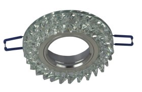 Montuojamas šviestuvas BALTIK GAISMA D3004 Cl Cr Gu10, LED šviečiantis kraštas, apvalus