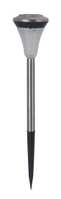 Lauko šviestuvas SUNLUX 8003, su saulės elementais/baterija, metalinis, įsmeigiamas, 30,5x7,2cm, A170670011