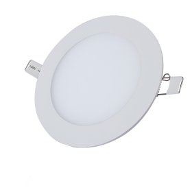 Įmontuojamas šviestuvas ORRO P-15, panelė, įleidžiama, LED 15 W, 220-240 V, 12200 lm, 3000 K, apvali, baltos spalvos, 30000 h, P-15