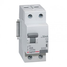 Nuotekio relė LEGRAND 402025, 2P, 40 A, 30 mA, AC