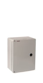 Plastikinis montavimo skydas FAMATEL Magna 39123, Virštinkinis, IP65, su spyna, atsparus UV spinduliams, matmenys 280 x 210 x 130