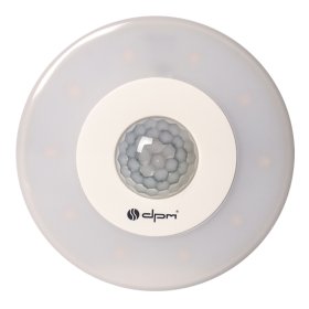 LED šviestuvas DPM Gdy5, potinkinis, 5 W, 500 lm, 3000 K, 230 V, skersmuo 105 mm, montavimo skylė 85 mm, su judesio ir prieblandos jutikliu