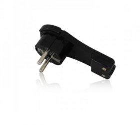 Kištukas su įž. COMMEL 11076S, juodos sp., 16A 250V, 290-502