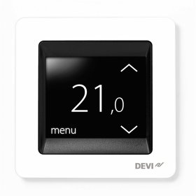 Termostatas DEVIREG Touch ELKO, 16 A su grindų ir patalpos jutikliu, 140F1064
