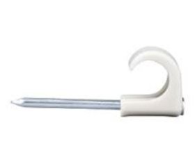 Laikiklis kabeliui SCHNEIDER Thorsman, 8-12 2x30 mm, su vinuku, apvaliam kabeliui, baltos sp., 10-0-0050, 100 vnt.