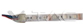 Šviesos diodų juosta V-TAC 7-18-2155, LED 5m, 10,8W/m, 60LED/m, IP65, RGB keičia spalvas, 12V, 840lm/m, SMD5050