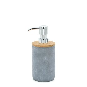 Muilo dozatorius RIDDER Cement, pastatomas, polyresinas/bambukas/nABS, pilka cemento spl.