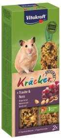 Skanėstas VITAKRAFT Kracker, gardėsis žiurkėnams, su riešutais