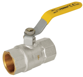 Rutulinis ventilis dujoms FERRO G18, 3/4", ilga rankena, vidus/vidus, KGS2