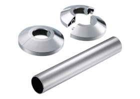 Sieninė rozetė DANFOSS, chromuota, 013G3133