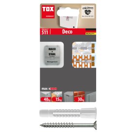 Universalus kaištis TOX Deco, 6/28, 10 vnt.