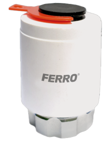 Termoelektrinė pavara FERRO FTH1*, kolektoriui, M30 × 1,5, 230 V, NC, FTH1*