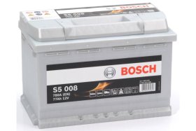 Akumuliatorius BOSCH S5 Silver, 12 V, 77 Ah, 780 A,  278 x 175 x 190 mm, starterinis, rūgštinis