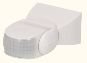 Judesio jutiklis SPECTOR LIGHT 17904S, IP65, 180 laipsnių, 12 m, 10 s - 7 min., 1200W, 220-230V, 3-2000LUX, infrared sensorius, 99,5 x 51,5 x 78 mm, baltos sp.