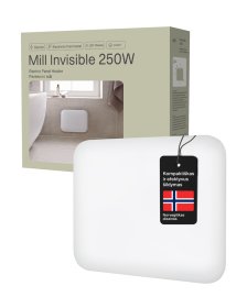 Konvekcinis šildytuvas MILL IB250, 250 W, 2-5 m² patalpoms, baltos sp.