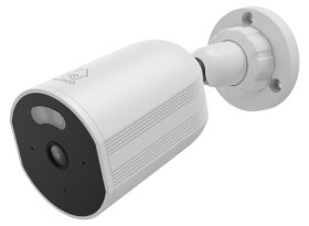 Išmanioji lauko kamera DELTACO SH-IPC17, IP67, 2MP, 1920 x 1080, IR nuotolis 10m, palaiko MicroSD iki 128 gb, Wi-Fi, valdymas telefonu, baltos sp.