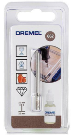 Grąžtas stiklui DREMEL, D=3,2 mm, 1 vnt.